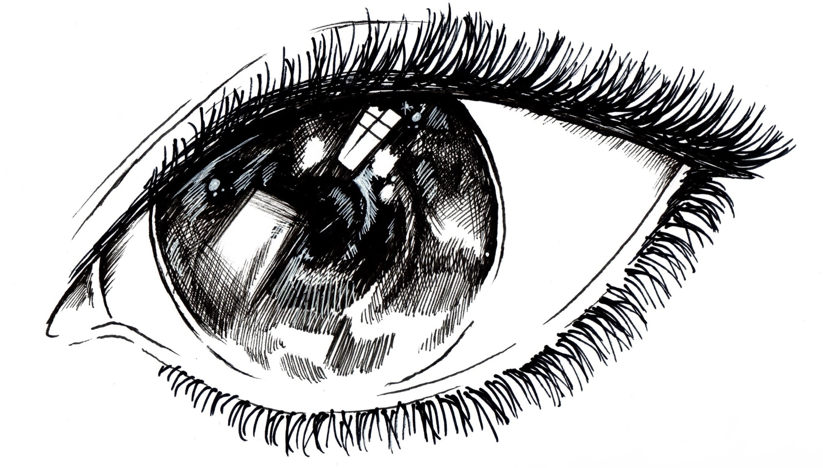 2689x1529 Draw Magic Japanese Eye Disegno Magico Occhio Japponese - Japanese Cartoon Sketch