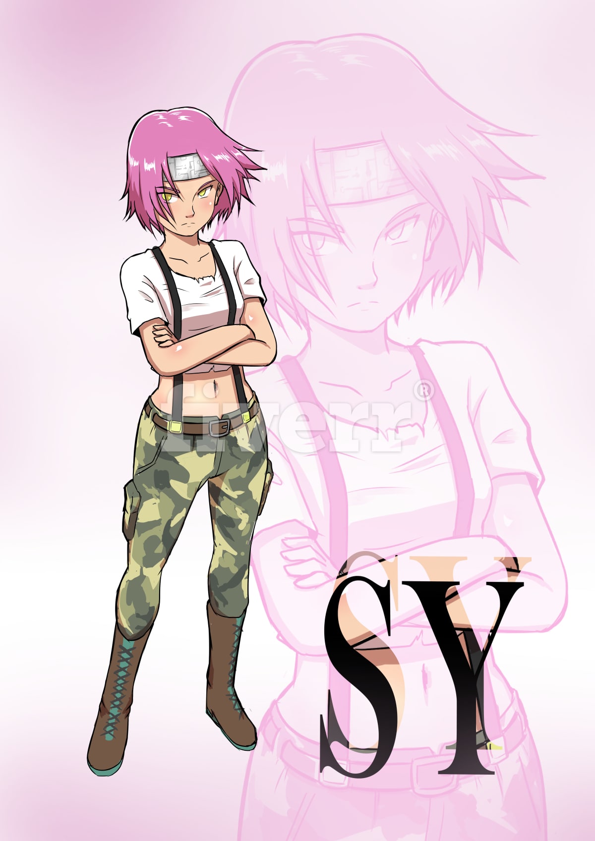 1200x1697 Draw Japanese Anime Character Illustration By Aditya Novian - Japanese Cartoon Sketch