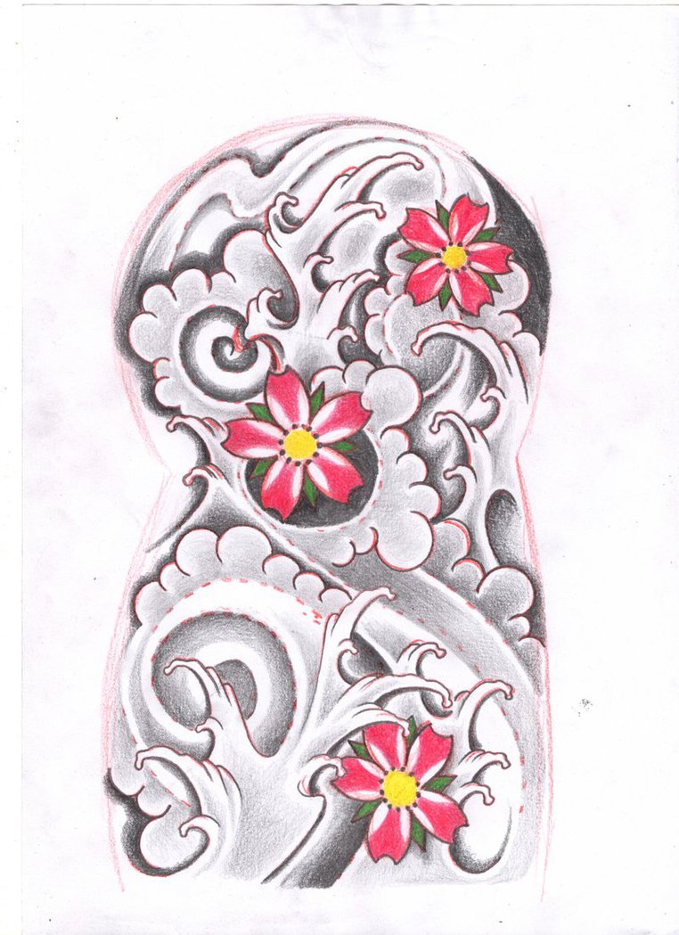 762x1049 Cherry Blossom Sketch By Ashtonbkeje - Japanese Cherry Blossom Sketch