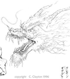 236x269 The 26 Best Japanese Dragon Tattoo Stencil Images - Japanese Dragon Tattoo Sketch