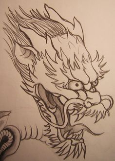 236x329 The 38 Best Japanese Dragon Tattoo Head Images - Japanese Dragon Tattoo Sketch