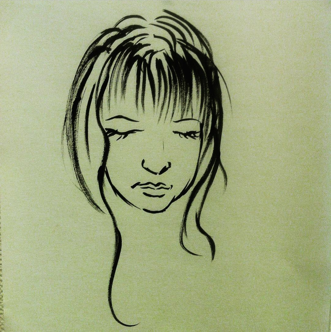 1088x1089 Subway Amp Urban Sketching In Japan 2016 - Japanese Girl Sketch