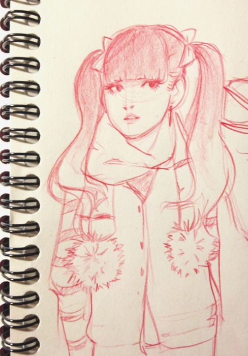 488x700 Cute Japanese Girl Sketch Art You Learn Something New Every Day - Japanese Girl Sketch