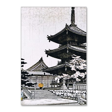 460x460 Japanese Pagoda Postcards - Japanese Pagoda Sketch