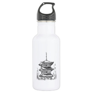 307x307 Japanese Temple Pagoda Sketch Gifts On Zazzle Au - Japanese Pagoda Sketch