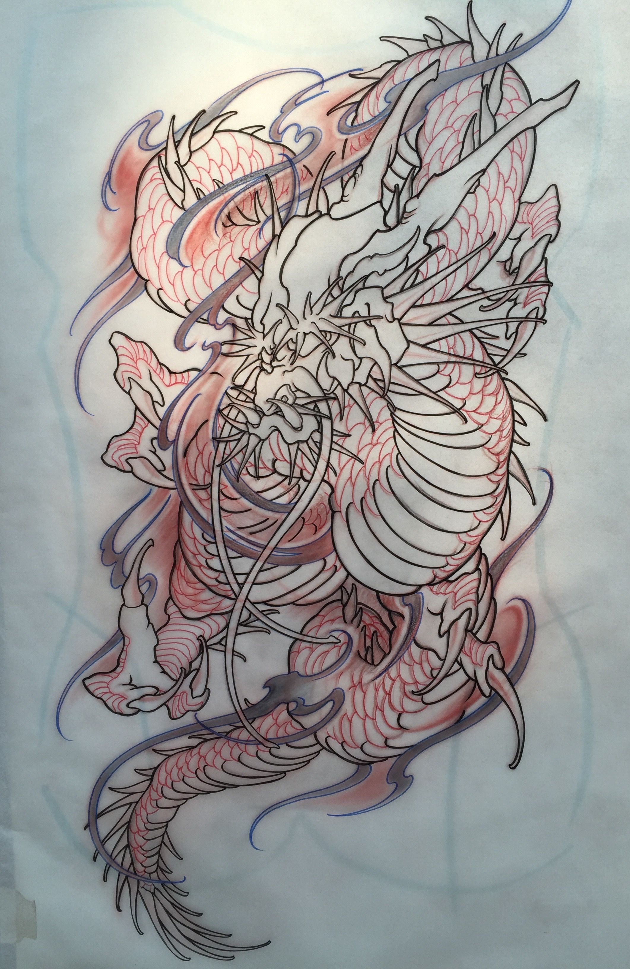 Japanese Tattoo Sketch at PaintingValley.com | Explore collection of