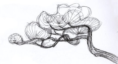 400x217 Sundberg Studio Sketchbook Japanese Garden Sketches - Japanese Tree Sketch