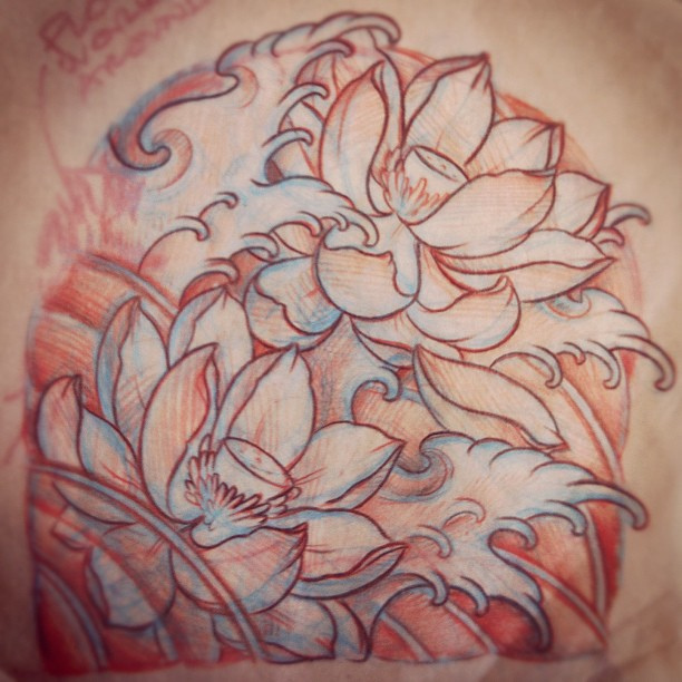 612x612 30 Minute Sketch During Consultation. - Japanese Water Sketch