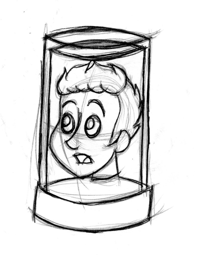 789x1012 Head Jar Sketch By Gyzmo Grim - Jar Sketch