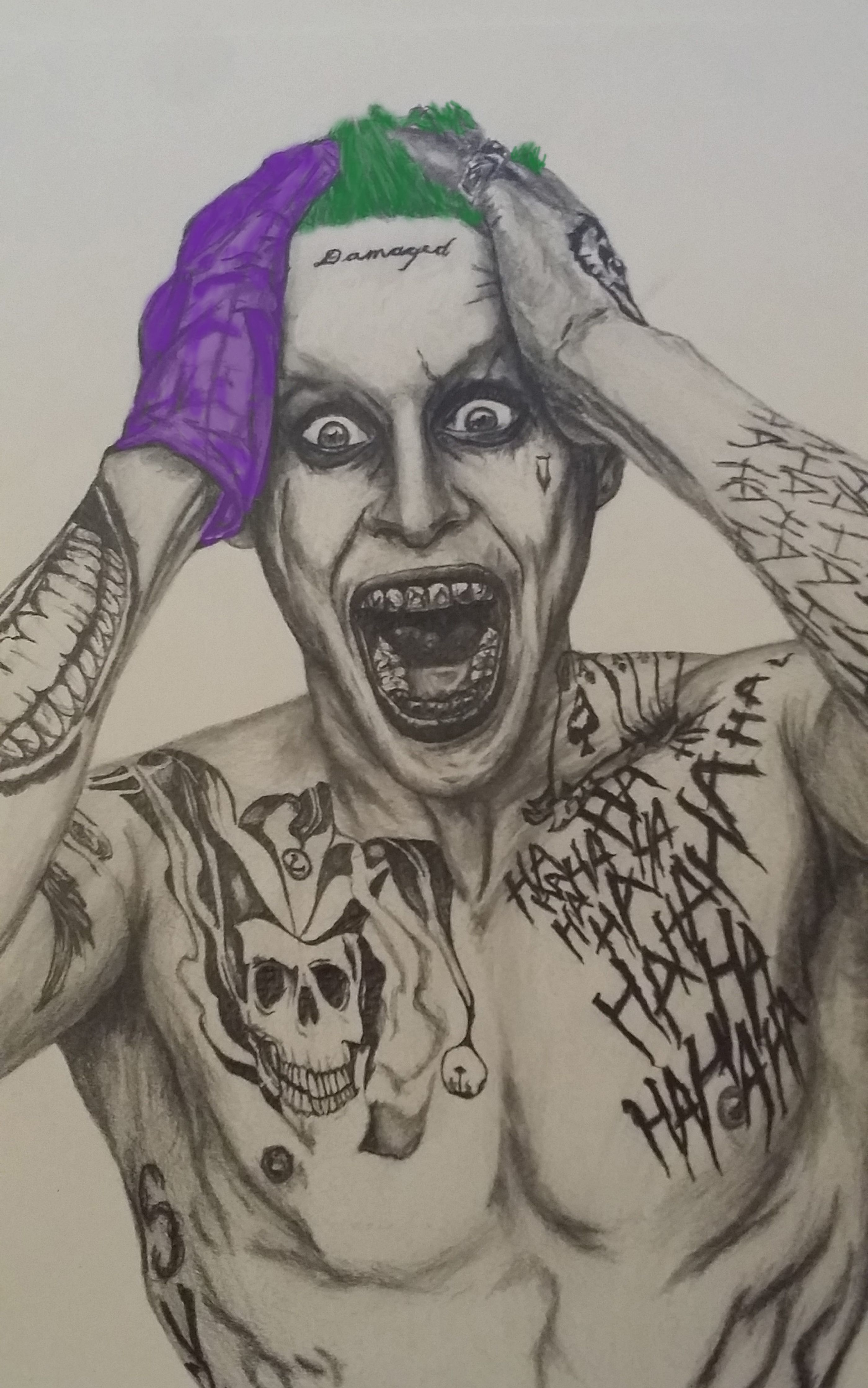 2800x4476 Jared Leto - Jared Leto Joker Sketch