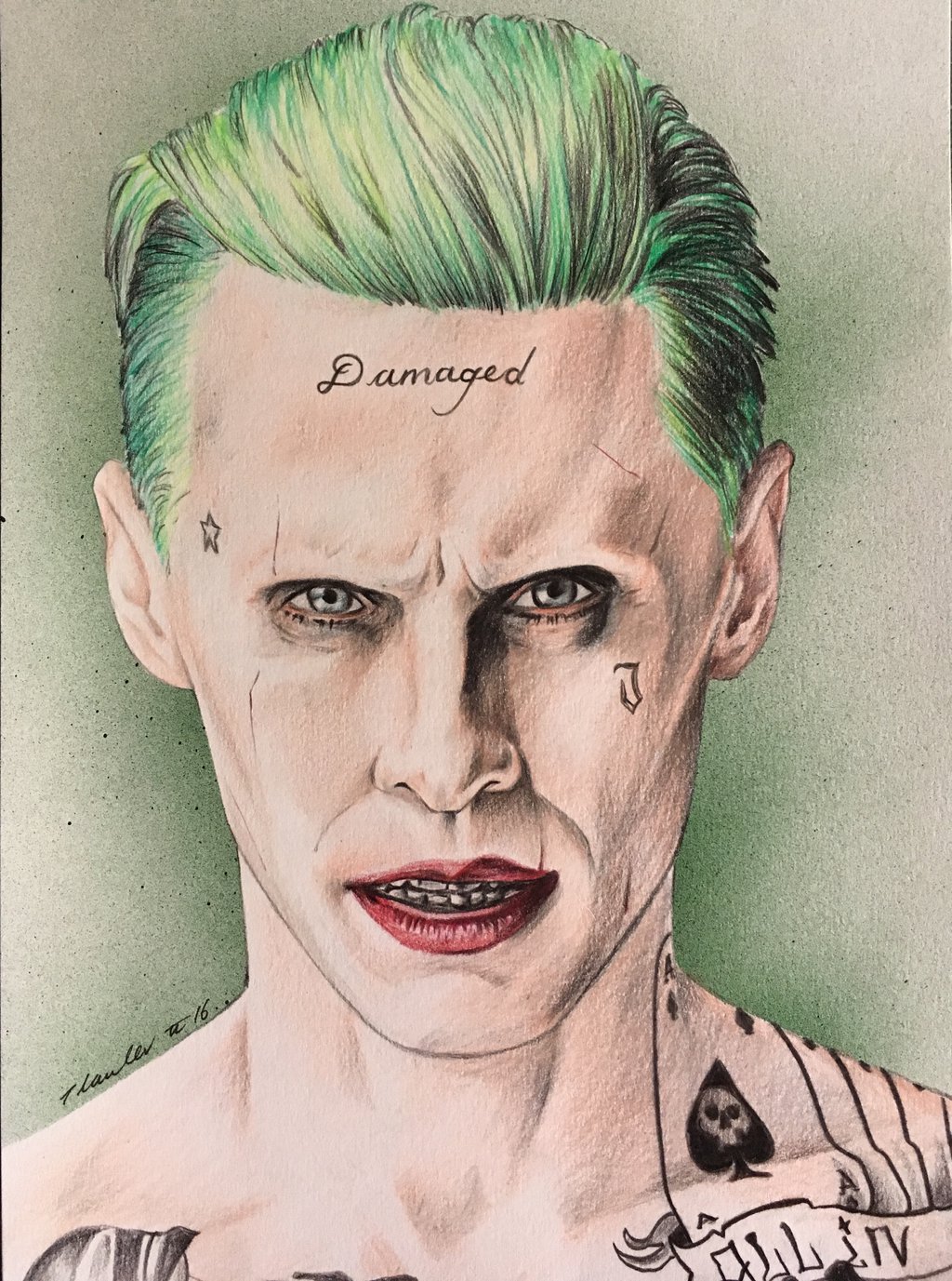 Jared Leto Joker Sketch at Explore collection of