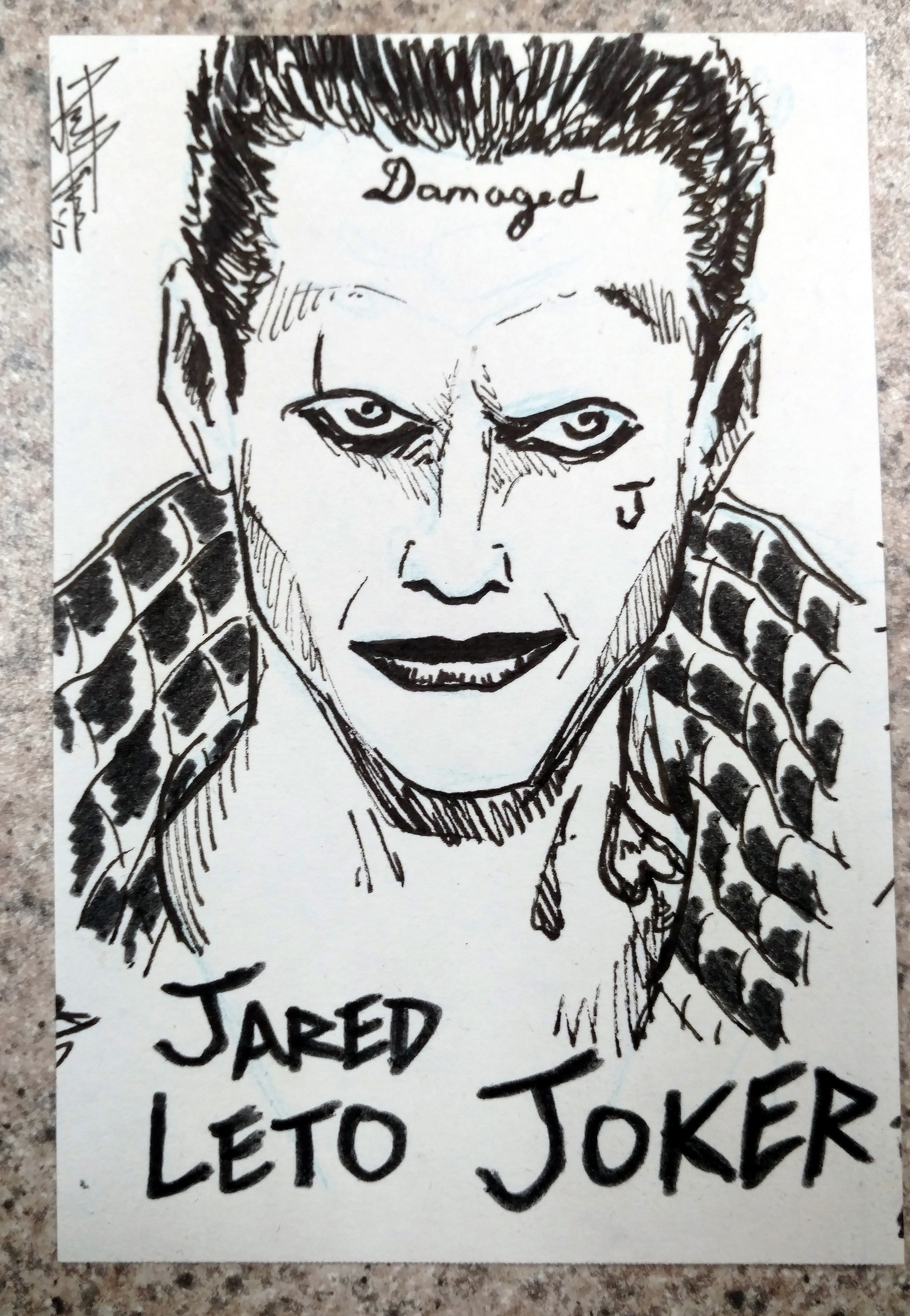 1920x2777 Artstation - Jared Leto Joker Sketch