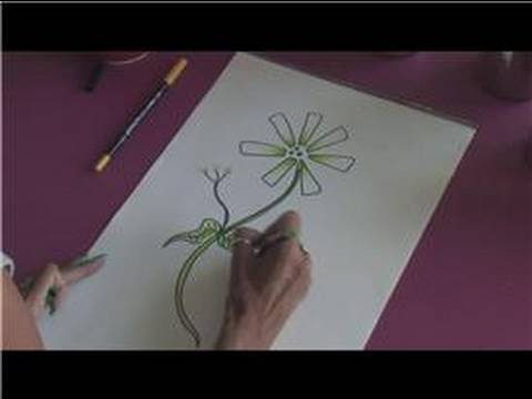 480x360 Drawing Tutorial How To Draw The Jasmine Flower - Jasmine Flower Sketch