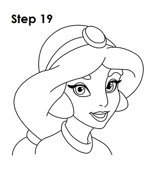 300x388 How To Draw Jasmine - Jasmine Sketch