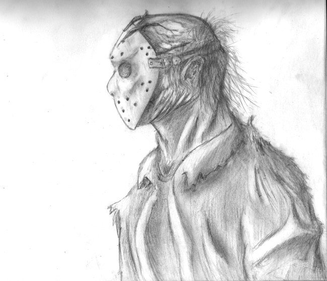 650x558 Jason Voorhees By Master Mofeto - Jason Voorhees Sketch