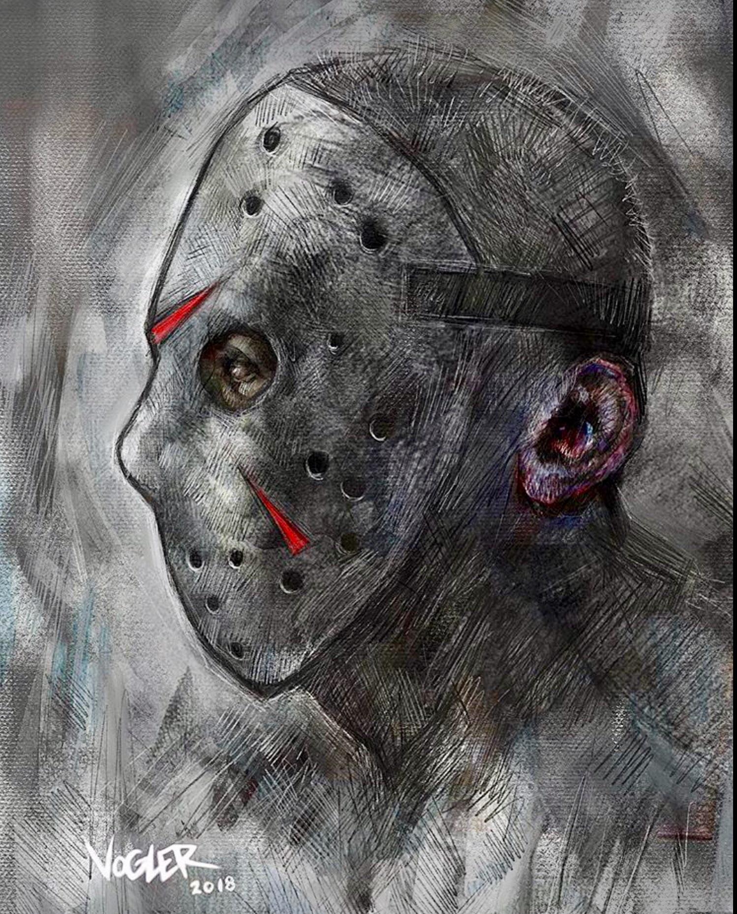 1498x1859 Jason Voorhees Sketch [Fan Art] By Ryan Vogler Comicbooks - Jason Voorhees Sketch