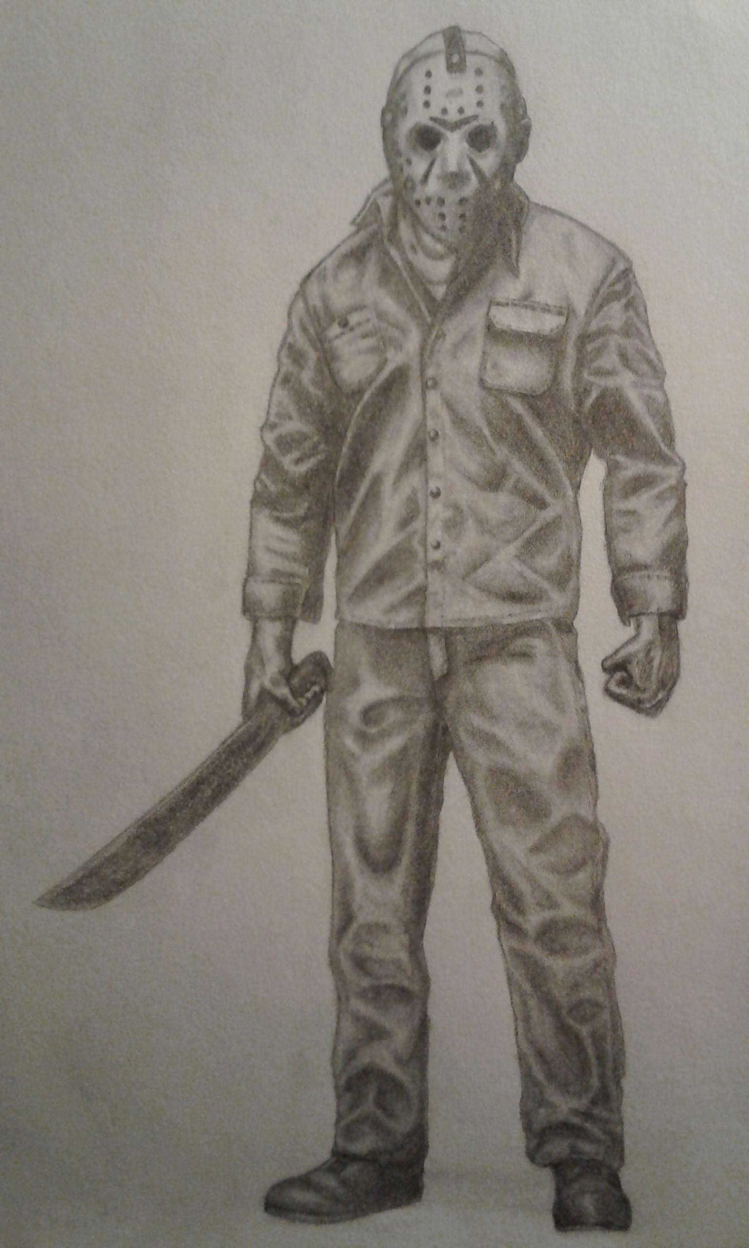 1536x2560 Artstation - Jason Voorhees Sketch
