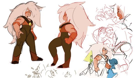 540x311 Jasper Sketches Steven Universe Steven Universe - Jasper Sketch