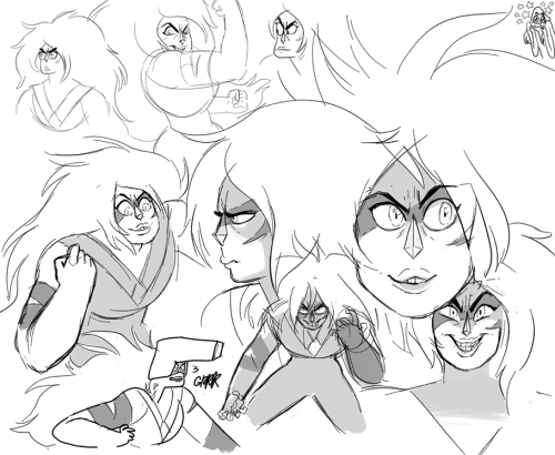 500x410 Still Sketch Jasper Steven Universe Steven Universe Spoilers - Jasper Sketch