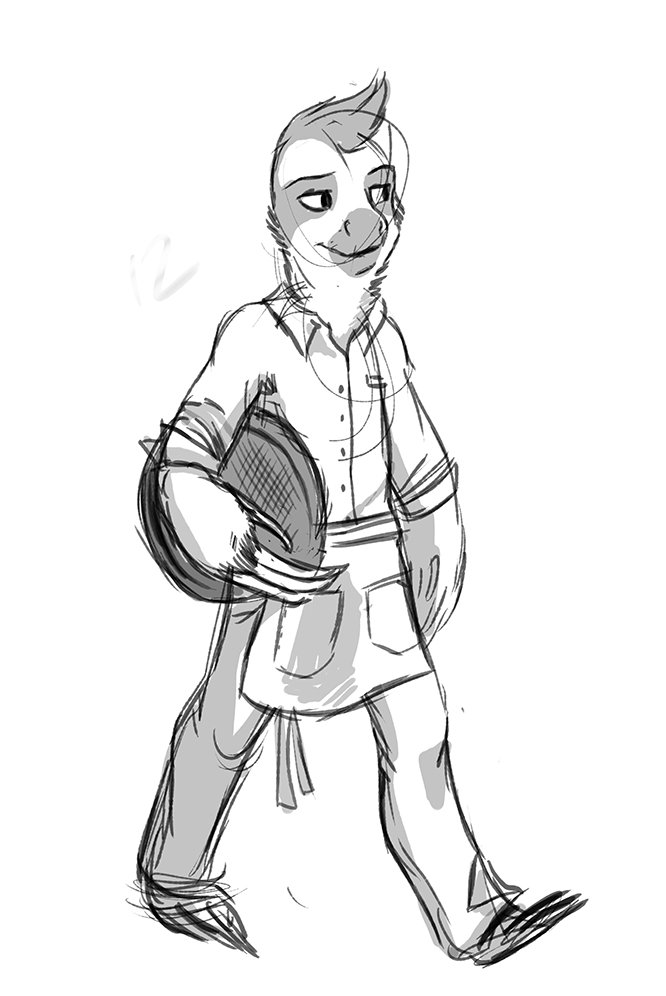 666x996 Java Sketch (By Crazydragon) Weasyl - Java Sketch