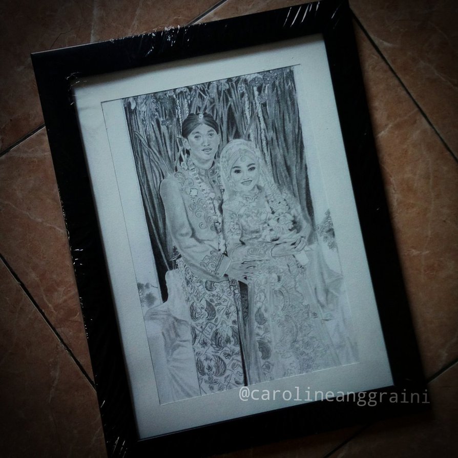 894x894 Java Wedding Sketch By Carolineanggraini - Java Sketch