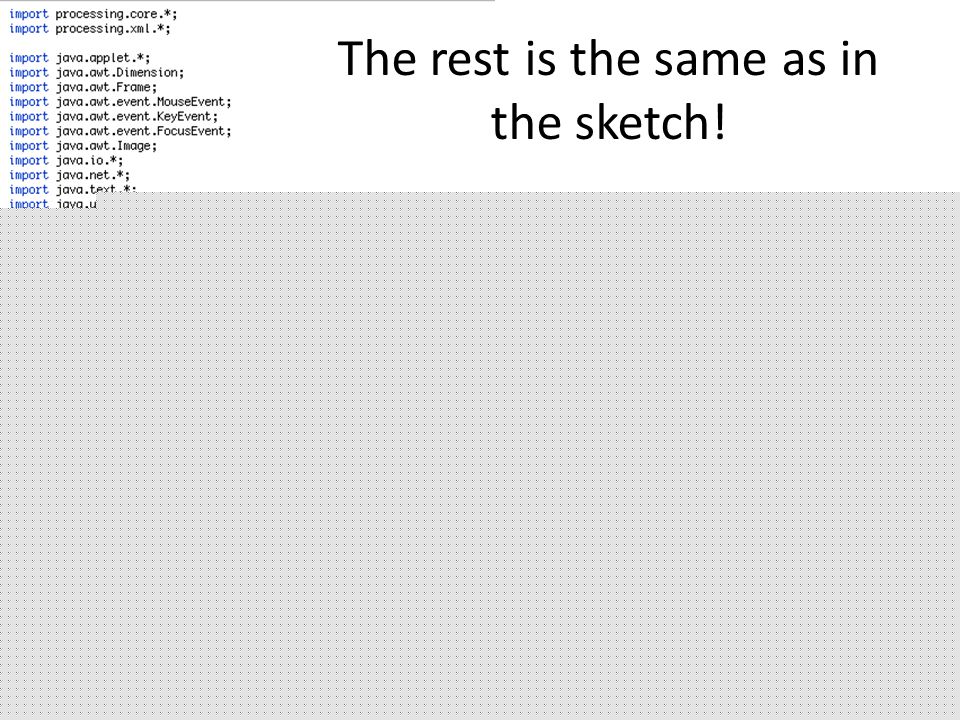 960x720 Processing And Java David Meredith - Java Sketch