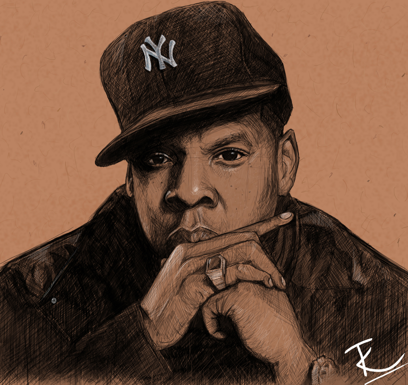 1421x1341 Jay Z Discuss W Lil Wayne [Video] Lisa Ford Blog - Jay Z Sketch