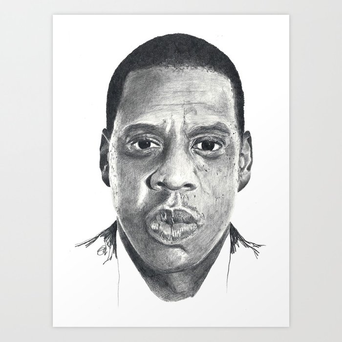 700x700 Jay Z Art Print By Stephaniefmorris Society6 - Jay Z Sketch