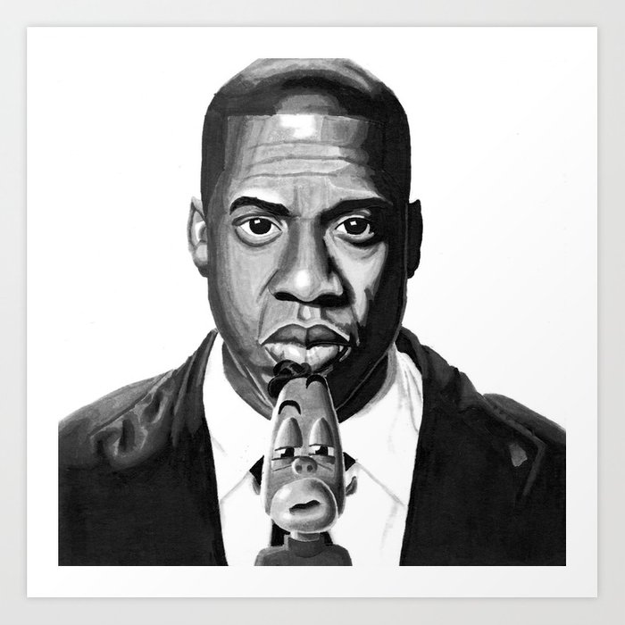 700x700 Jay Z Amp Jaybo Art Print By Meronaronsauce Society6 - Jay Z Sketch