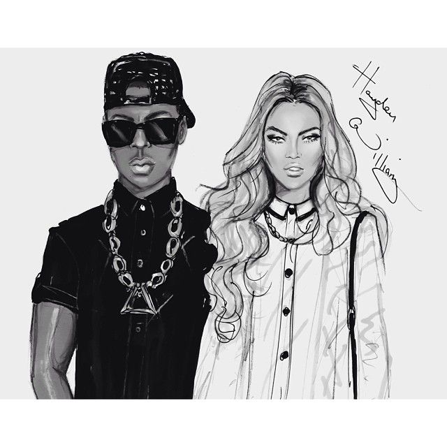 640x640 Hayden Williams Happy Birthday Jay Z F A D E D P I C T U R E S - Jay Z Sketch