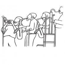 220x220 Jazz Band - Jazz Band Sketch