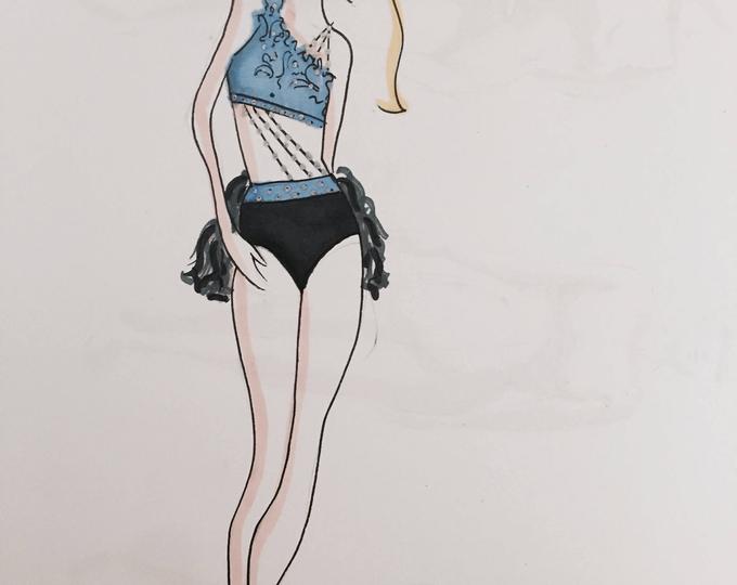 680x540 Jazz Costumes - Jazz Dance Sketch