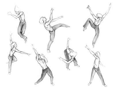 400x309 Jazz Dance Live On Dance - Jazz Dance Sketch