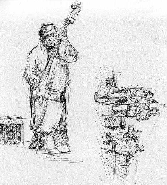 581x640 Sketch Live Jazz, James Young Art Amp Fun Live Jazz - Jazz Sketch