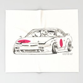 264x264 Jdm Throw Blankets Society6 - Jdm Sketch