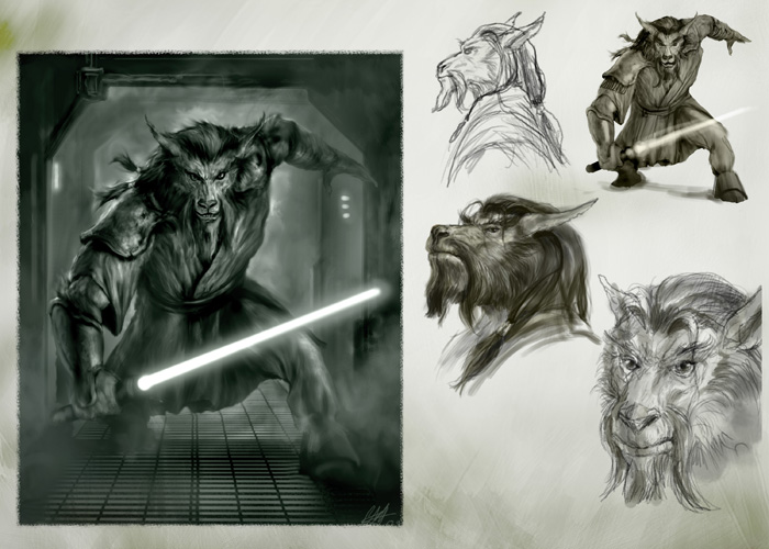 700x500 Image - Jedi Sketch