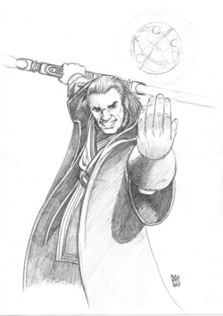 250x354 Jedi Sketch By Naira Corellian Run Radio - Jedi Sketch