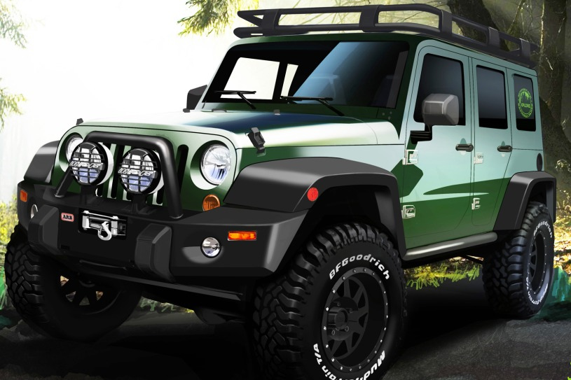 815x543 Jeep Wrangler Xplore Adventure Series Unique Sketch By - Jeep Wrangler Sketch