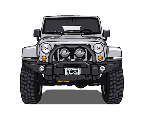 500x417 Jeep Wranglers - Jeep Wrangler Sketch