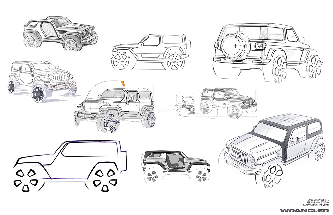 Jeep Wrangler Sketch
