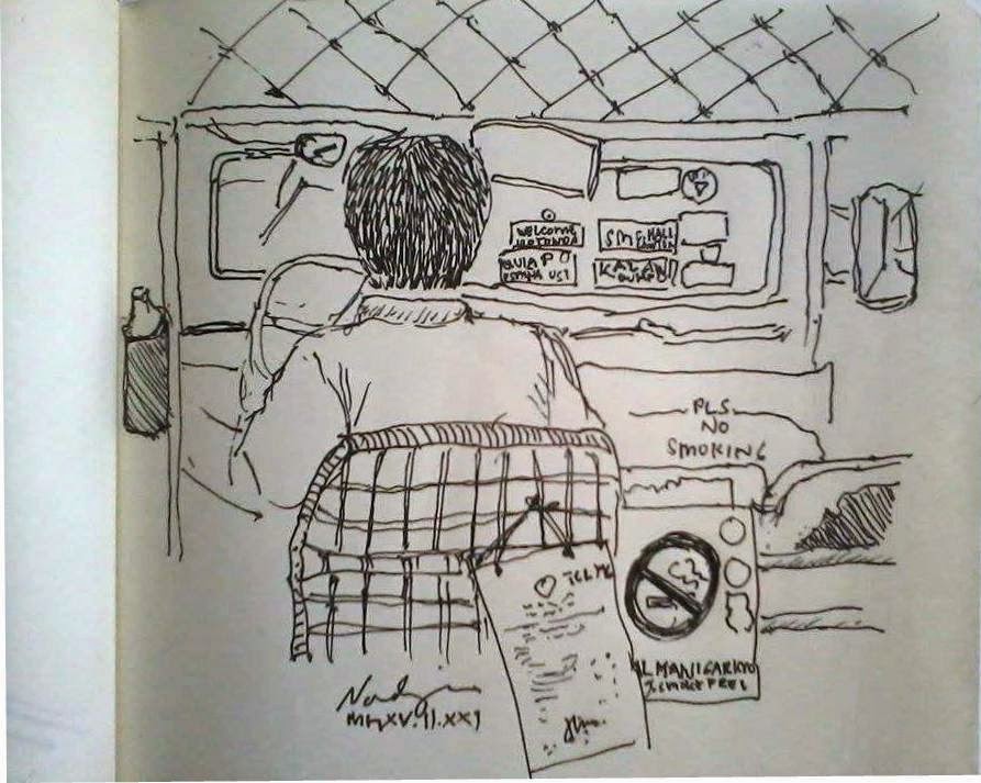 893x713 Jeepney Scenes A Series In Progress Sketched World - Jeepney Sketch