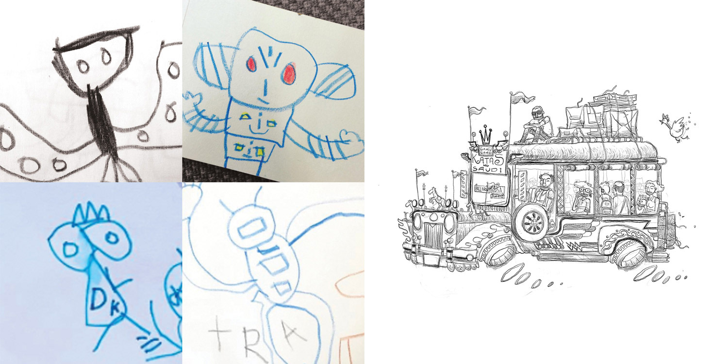 1500x750 The Acid House - Jeepney Sketch