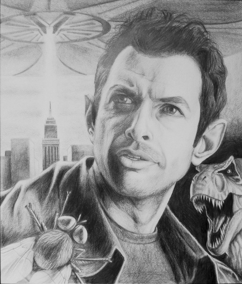 800x938 Jeff Goldblum Montage By Mattleese87 - Jeff Goldblum Sketch