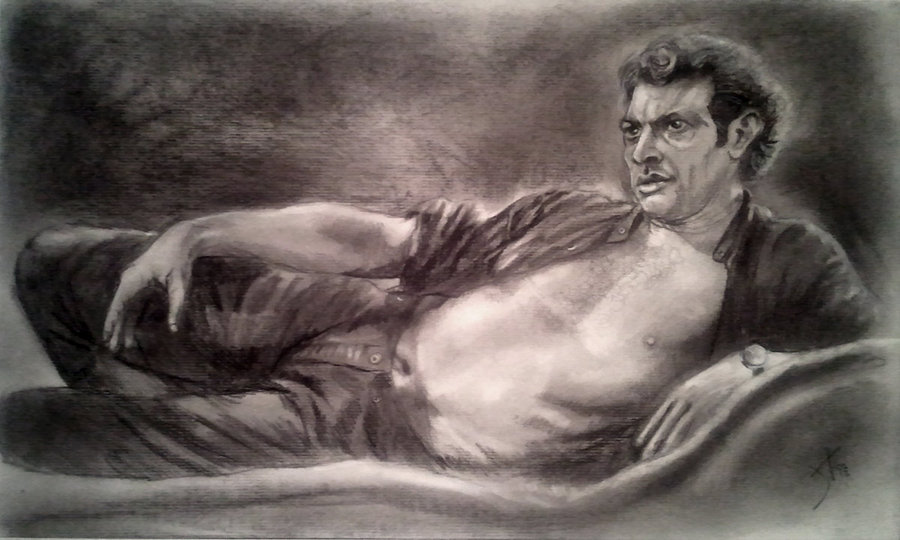 900x540 Jeff Goldblum As Dr. Ian Malcolm By Thewalkingman - Jeff Goldblum Sketch