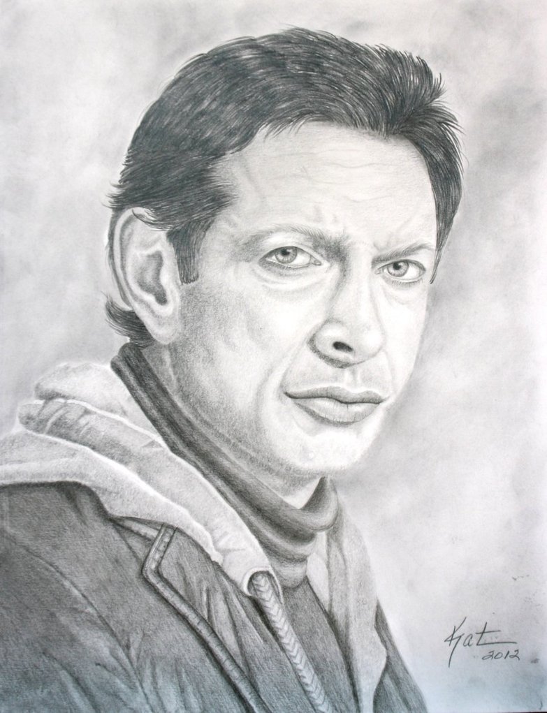 783x1021 Jeff Goldblum By Katlewing - Jeff Goldblum Sketch