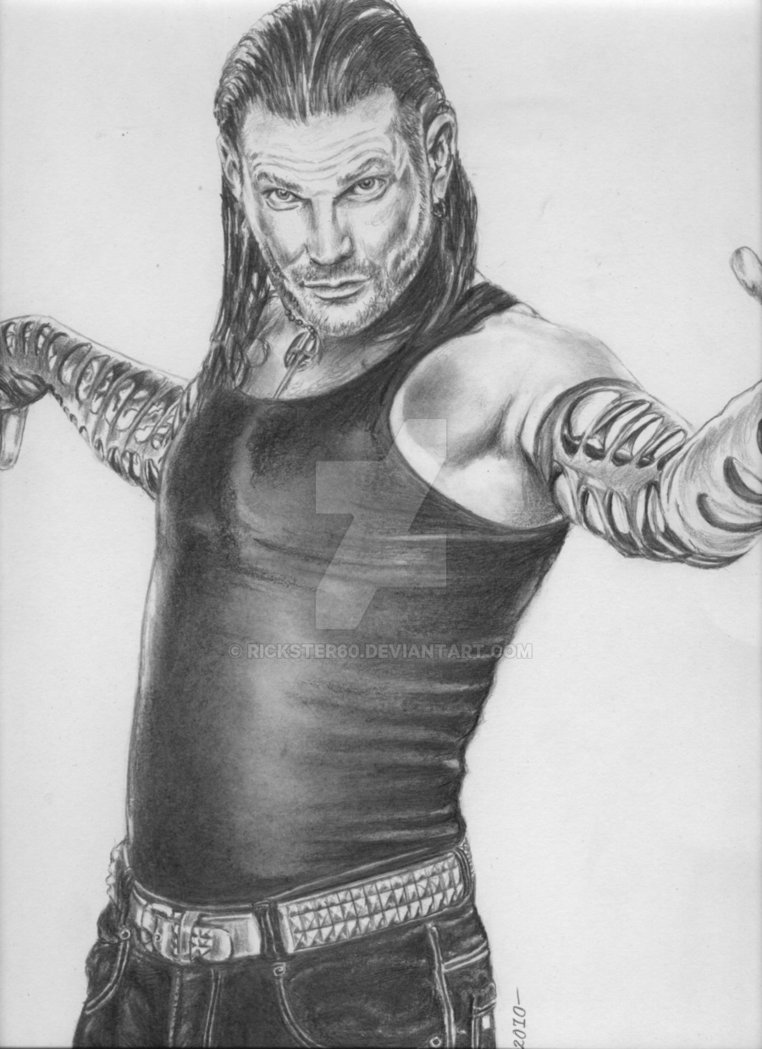 762x1049 Wwe Jeff Hardy By Rickster60 - Jeff Hardy Sketch