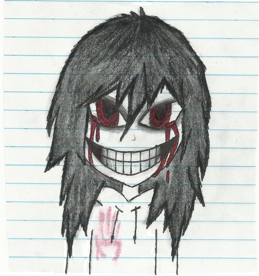 Collection Of Anime Jeff The Killer Drawing High Quality - Jeff The Kil...