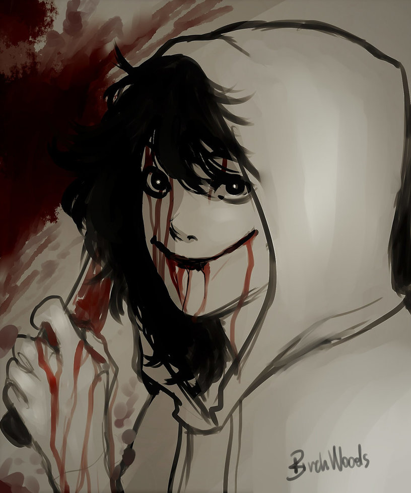 816x979 Jeff The Killer Sketch By Birchwoods - Jeff The Killer Sketch