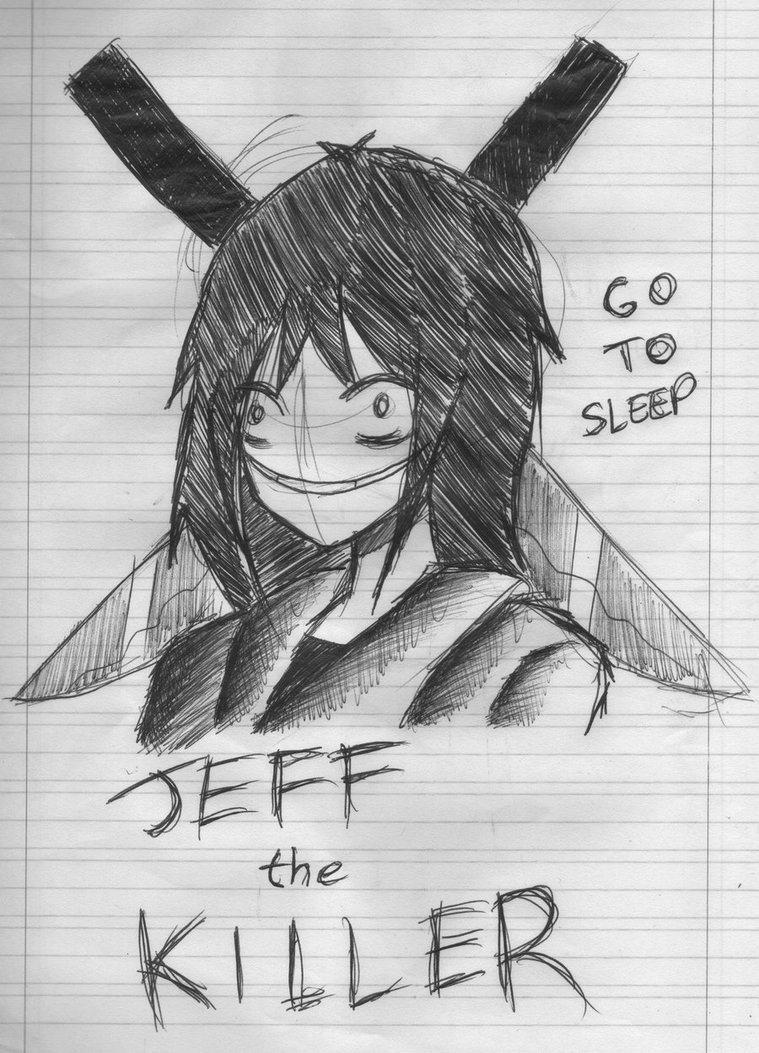 759x1053 Jeff The Killer Sketch By Lolly Creepypasta - Jeff The Killer Sketch