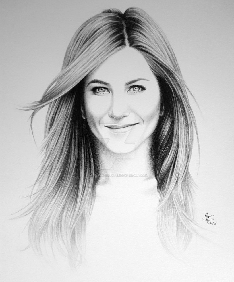 815x981 Jennifer Aniston By Frompencil2paper - Jennifer Aniston Sketch
